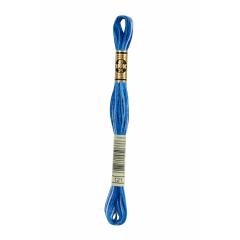 DMC Stickgarn (Sticktwist) - 121 Delfter blau multicolor