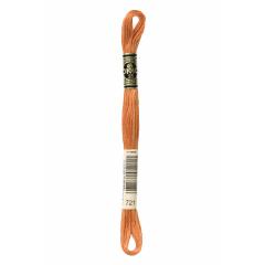 DMC Stickgarn (Sticktwist) - 721 orangengewürz mittel