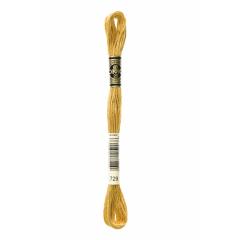 DMC Stickgarn (Sticktwist) - 729 altgold mittel