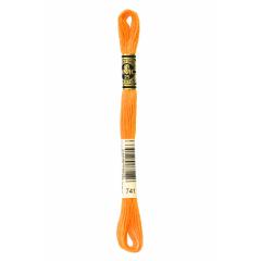 DMC Stickgarn (Sticktwist) - 741 mandarine mittel