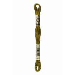 DMC Stickgarn (Sticktwist) - 831 goldolive mittel