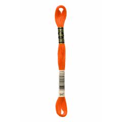 DMC Stickgarn (Sticktwist) - 947 orange