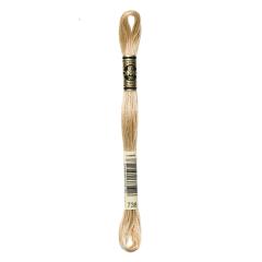 Stickgarn DMC - 738 hellbraun sehr hell