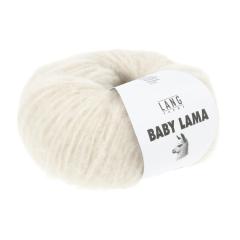 LANG YARNS Baby Lama - weiches Lamagarn - weiss (0001)