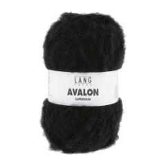 Avalon Lang Yarns - schwarz (0004)