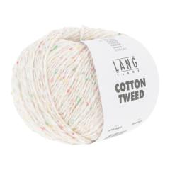 LANG YARNS Cotton Tweed - weiss (0001)