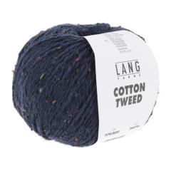LANG YARNS Cotton Tweed - navy (0025)