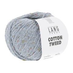 LANG YARNS Cotton Tweed - jeans hell (0033)