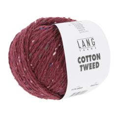 LANG YARNS Cotton Tweed - bordeaux (0064)