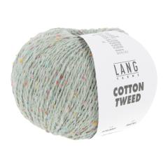 LANG YARNS Cotton Tweed - pastellgrün (0091)