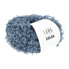 LANG YARNS Fluffy 1186 - Flauschiges Beilaufgarn - stahlblau (0010)
