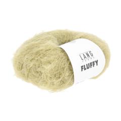 LANG YARNS FLUFFY 1186 - Flauschiges Beilaufgarn - lime (0044)