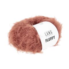 LANG YARNS FLUFFY 1186 - Flauschiges Beilaufgarn - terracotta (0076)