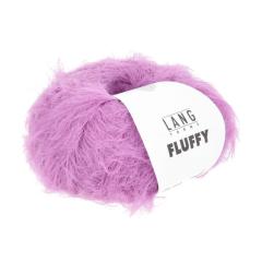 LANG YARNS FLUFFY 1186 - Flauschiges Beilaufgarn - zyklame (0085)