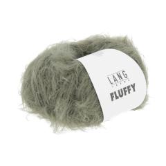 LANG YARNS FLUFFY 1186 - Flauschiges Beilaufgarn - krokodilgrün (0099)