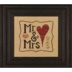 Heart In Hand Needleart - Wee One: Mr & Mrs (w/charms)