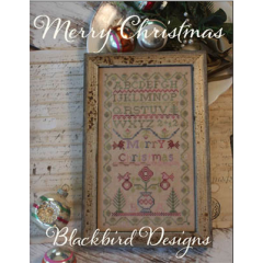 Merry Christmas - Blackbird Designs (Stickvorlage)