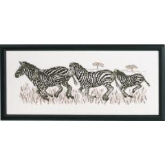 Permin Stickpackung - Zebras 36x15 cm