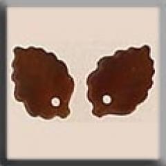 Mill Hill Glass Treasures 12202 - Medium Leaf Matte Autumn Topaz (2)