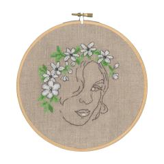 Permin of Copenhagen - Blumen im Haar incl. Stickring