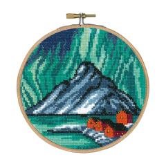 Stickpackung Permin - Nordlichter in Lofoten