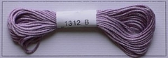 Soie dAlger Au Ver A Soie Seidenstickgarn Farbe 1312 rot violett / lila