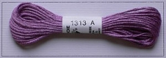 Soie dAlger Au Ver A Soie Seidenstickgarn Farbe 1313 rot violett / lila