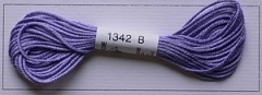 Soie dAlger Au Ver A Soie Seidenstickgarn Farbe 1342 blau violett