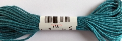Soie dAlger Seidenstickgarn - Farbe 135 blaugrün