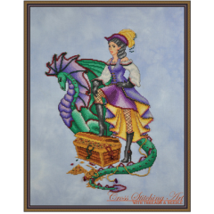 Cross Stitching Art - Margot The Treasure Keeper