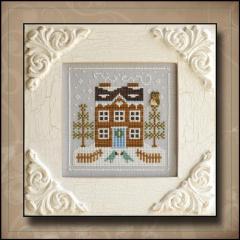 Country Cottage Needleworks - Frosty Forest 5 Bluebird Cabin