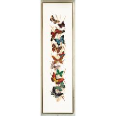 Eva Rosenstand Stickpackung - Schmetterlinge 25x90 cm