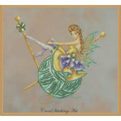 Cross Stitching Art - Arachne The Knitting Fairy