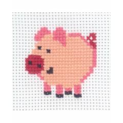 Permin of Copenhagen Kinderstickpackung - Schwein