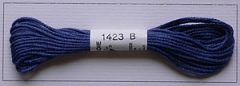 Soie dAlger Seidenstickgarn - Farbe 1423 blau extra