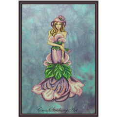 Cross Stitching Art - Lady Violett