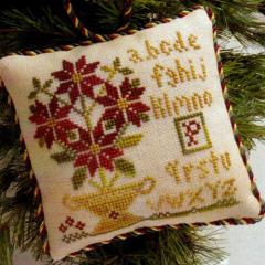 Little House Needleworks - Sampler Tree Potted Poinsettia