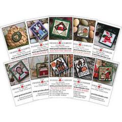 Prairie Schooler - Mini Card Set F - Ding Ding (Stickvorlage)