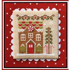 Country Cottage Needleworks - Gingerbread Village 3 Gingerbread House 1