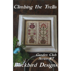 Climbing The Trellis (Garden Club) - Blackbird Designs (Stickvorlage)