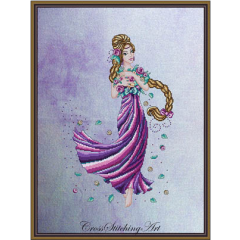 Cross Stitching Art - Rapunzel