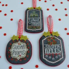 Hands On Design - Chalkboard Ornaments - Christmas Collection 3