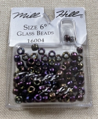 Mill Hill Pony Beads Size 6 - 16004 Eggplant Ø 4 mm