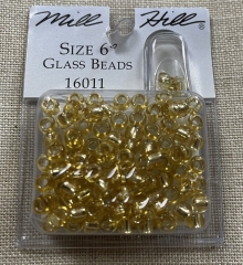 Mill Hill Pony Beads Size 6 - 16011 Victorian Gold Ø 4 mm