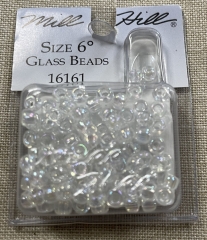 Mill Hill Pony Beads Size 6 - 16161 Crystal Ø 4 mm