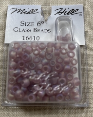 Mill Hill Pony Beads Size 6 - 16610 Frosted Lilac Ø 4 mm