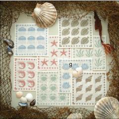 Fremme Stickpackung – Muscheln