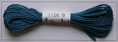 Soie dAlger Seidenstickgarn - Farbe 1726 blaugrün