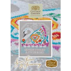 Cottage Garden Samplings - Seven Swans A Swimming