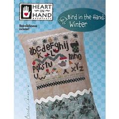 Heart In Hand Needleart - Bird In The Hand - Winter (w/emb)